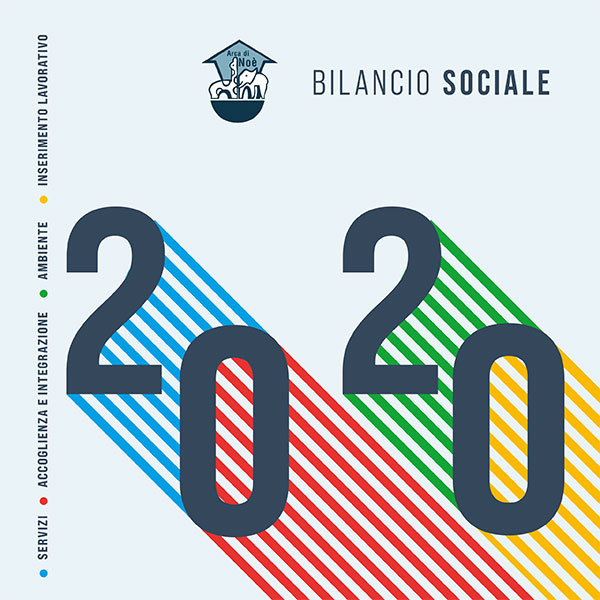 Cover Bilancio Sociale 2020 Arca di Noè