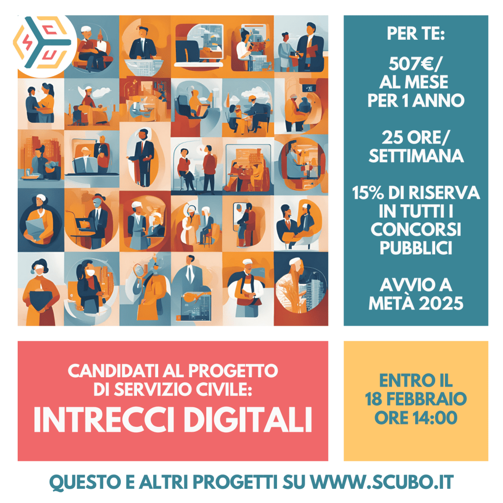 INTRECCI-Digitali-social-1024x1024 Il Servizio Civile con Arca di Noè si fa in quattro | Bando 2025