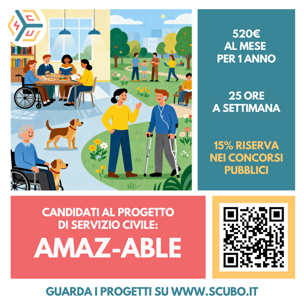 AMAZ-ABLE-social-1024x1024 Il Servizio Civile con Arca di No&egrave; | Bando 2026